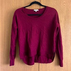 Madewell burgundy sweater